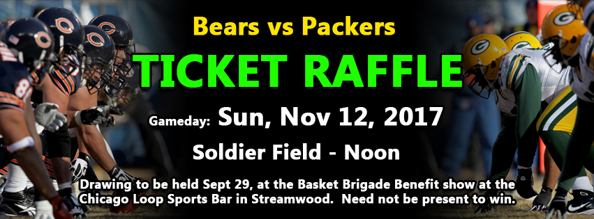 Bears vs Packers Raffle - Drawing Sep 29, 2017